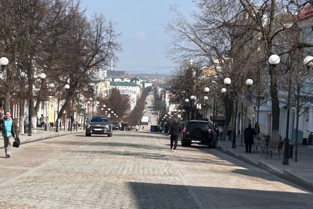 Пензенцы вновь пожаловались на автомобили на пешеходной части Московской  улицы