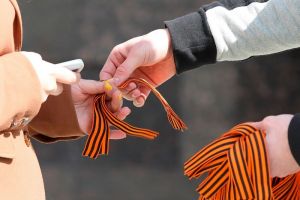 В Пензе планируют раздать 10 тысяч георгиевских ленточек