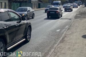 Пензенский район ГПЗ встал в большой пробке
