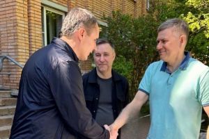 И.о. главы Заречного Костин встретился с губернатором Белгородчины Гладковым