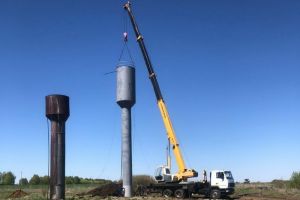 В Наровчатском районе отремонтировали водонапорную башню за 2,4 млн. рублей