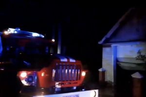 В ночном пожаре в Кузнецке погибла пожилая женщина
