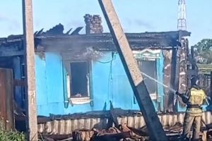 Пензенское ГУ МЧС опубликовало видео с места гибели трех человек при пожаре