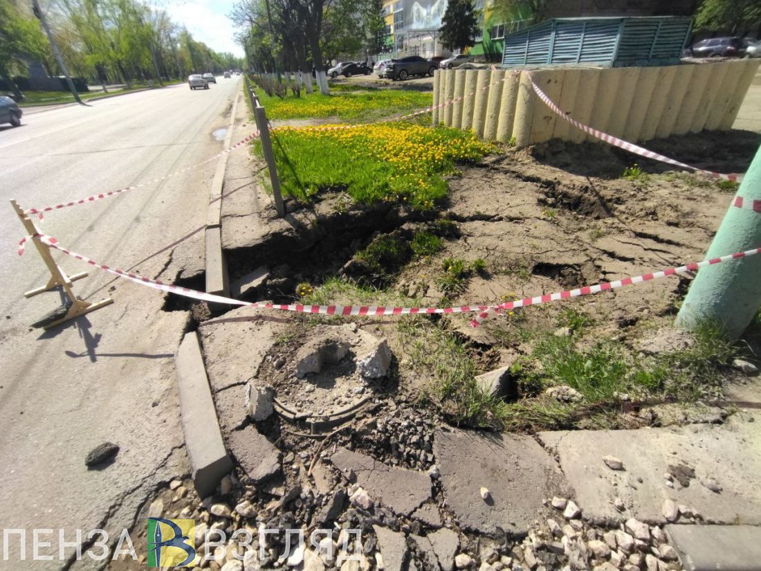 Более чем на 17 улицах Пензы выявили разрушение асфальта и выбоины