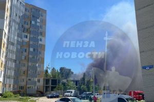 В Заречном произошел серьезный пожар на стройке