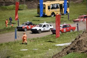 На трассе в Пензенской области прошли всероссийские соревнования по автокроссу