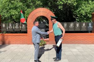 В Белинском районе наградили ветеранов пограничной службы