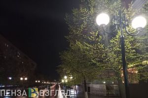 Пензенец поделился эффектным видео ночной грозы