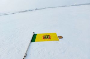 Уроженец Сердобска развернул флаг Пензенской области на Северном полюсе