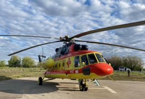В пензенский кардиоцентр на вертолете доставили трехдневного малыша из Саратова
