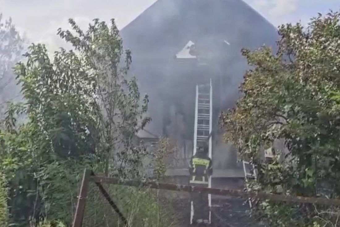 При пожаре в Бессоновке погиб мужчина