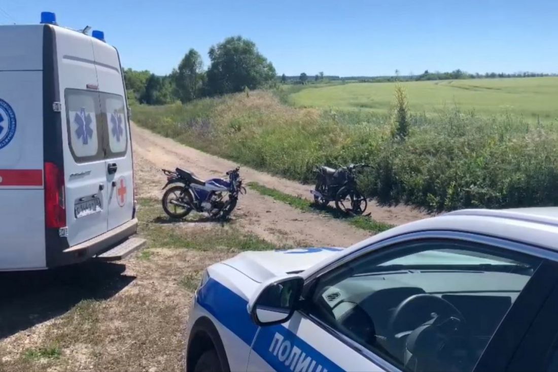 Опубликовано видео с места ДТП в Кузнецком районе, где пострадали 4 детей