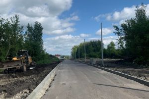 В пензенском микрорайоне «Заря» продолжается строительство автомобильной дороги