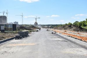 Новая дорога севернее пензенского района Лугометрия готова более чем на 70%