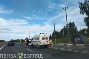 На трассе в Пензенском районе возле пешеходного перехода случилось ДТП