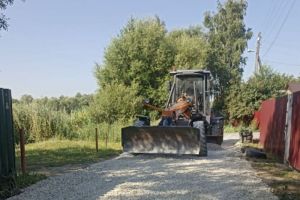 В Пензе на 2-й улице Кошевого продолжается ремонт дороги