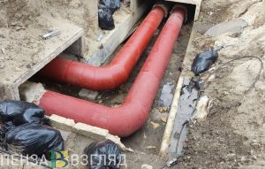 На проспекте Строителей в Пензе забил «фонтан»