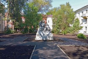В Пензе привели в порядок сквер «Молодая семья»