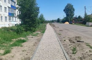 В Сердобске на ул. Мира обновляют пешеходную зону