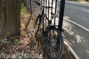 В Бессоновском районе водитель иномарки сбила молодого велосипедиста