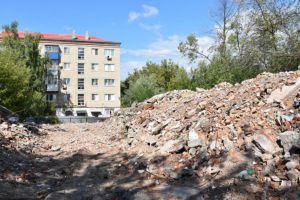 Дом на Ударной,35 в Пензе почти полностью снесли