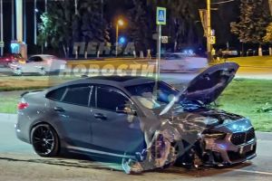 В Пензе произошло ДТП на улице Пушкина: фото с места аварии