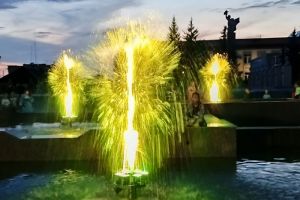 В Никольске новый фонтан начнет работать после нескольких тестовых пусков