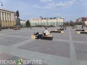 В Пензе обследовали памятник Ленину, чтобы провести ремонт