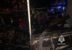 Пожар на пр. Победы в Пензе: эвакуированы девять человек и спасены трое