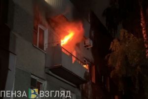В Пензе произошел серьезный пожар в районе «Стрелы»