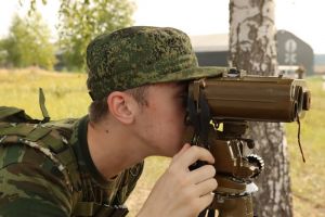 В Пензенской области юнармейцы тренируются на учебном полигоне
