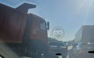 В Пензе из-за аварии на трассе «Урал» образовалась большая пробка