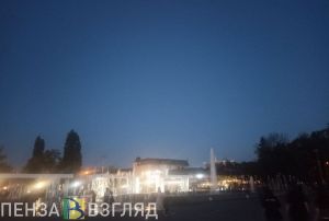 Пензенцы пожаловались на полумрак на Фонтанной площади