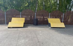 Завершены основные работы по благоустройству площади им. Гагарина в Лопатино