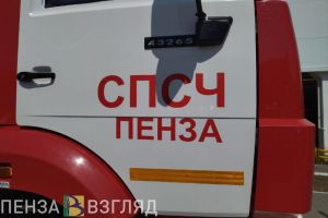 Пензенские пожарные продолжают бороться с тлением на Чемодановской свалке