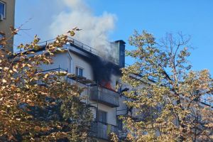 На Московской улице в Пензе загорелась многоэтажка