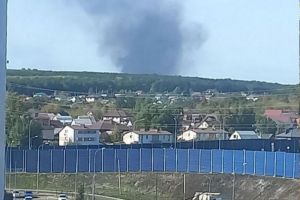 Пожар в Богословке охватил 120 квадратных метров