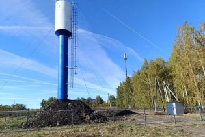 В Нижнеломовском районе отремонтировали водонапорную башню