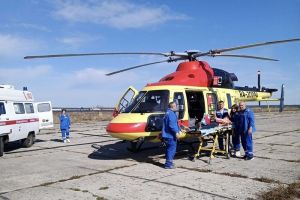 В пензенские больницы на вертолете были экстренно эвакуированы 2 пациента
