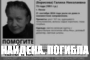 Пропавшая 73-летняя пензячка найдена мертвой