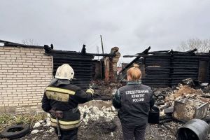 В Лопатинском районе проводят проверку по факту смерти двух человек при пожаре