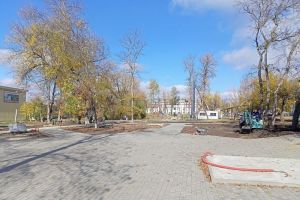 Сердобчанам рассказали, как продвигается ремонт сквера имени Островского