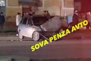 Последствия жесткой аварии в Никольске попали на видео