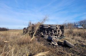 В Камешкирском районе в результате ДТП погиб водитель «КамАЗа»