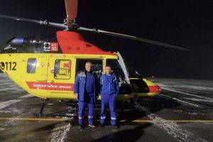 В Пензу на вертолете доставили двух пациентов