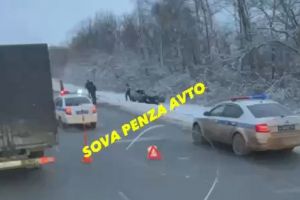 На трассе «Урал» в Пензенской области произошла массовая авария