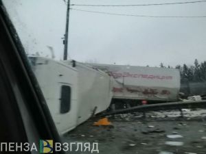 Появились подробности аварии с грузовиком на трассе М-5 в Пензе
