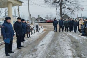 В Лунинском районе открыли мемориальную доску в память о полковнике полиции
