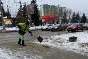 В Пензе рассказали, как идет борьба с гололедом