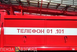 На трассе в Пензенской области загорелся грузовик